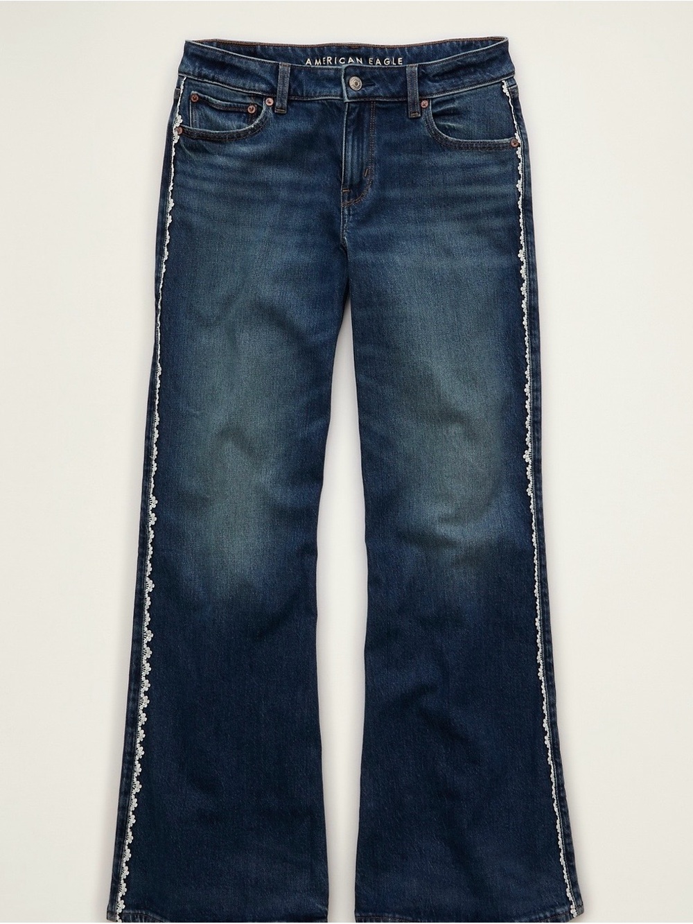 American Eagle Outfitters Low-Rise Flare Jeans BIN#11 - Picture 3 of 7